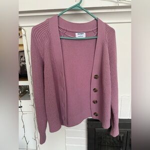 Old Navy Women's Mauve Cardigan